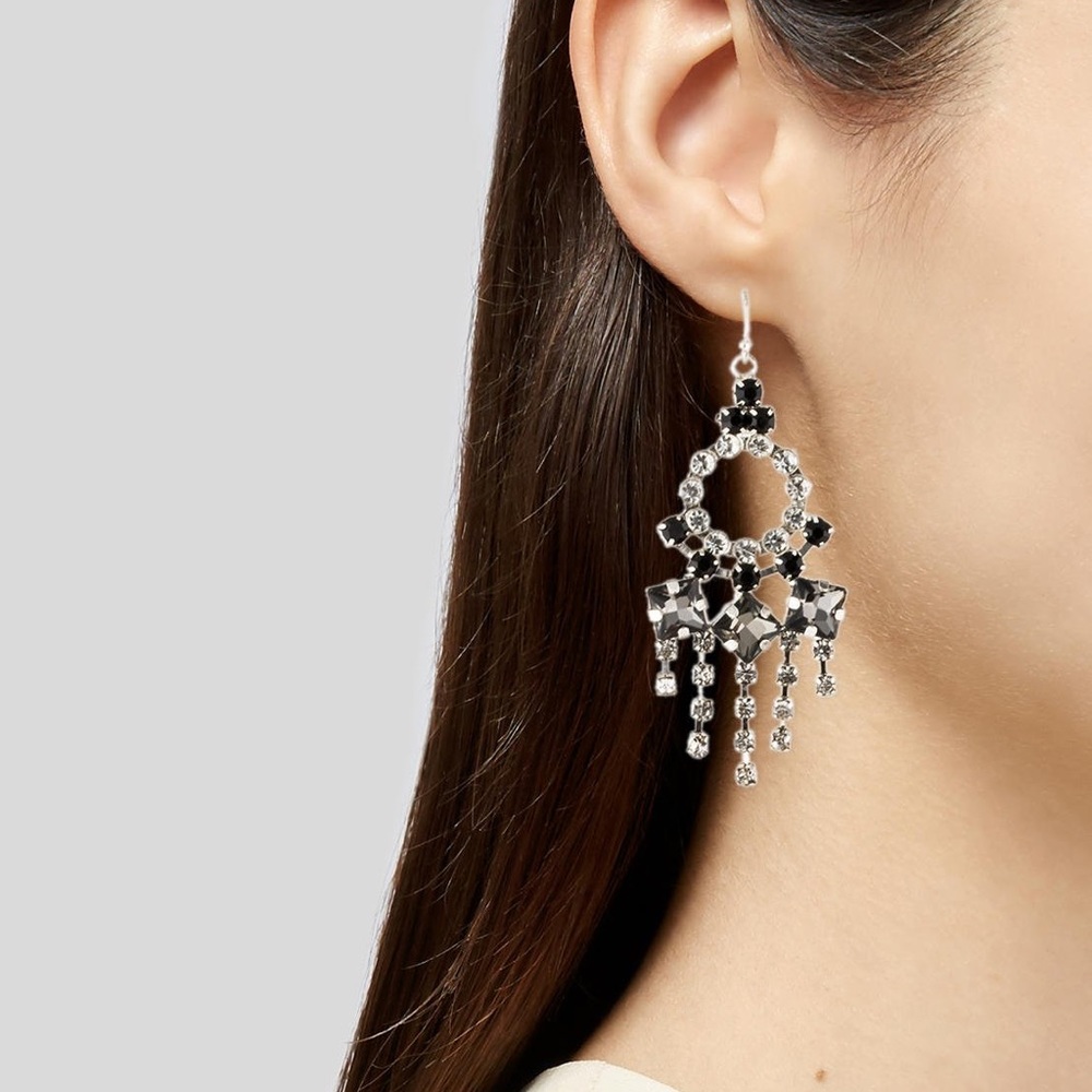 LuLu Frost Chandelier Drop Earrings